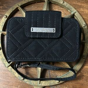 🖤Vera Bradley Black Quilted Fabric Wallet🖤